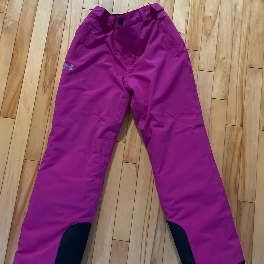 Under Armour Kids Fuchsia Pants - Picture 2 of 2
